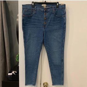 Madewell high rise skinny jeans. 34 Petite. NEW